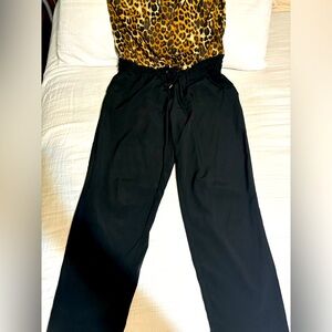 Strapless tube jumpsuit, size M